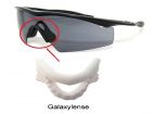 Galaxy Replacement Nose Pads Rubber Kits For Oakley M Frame Heater,Sweep,Strike,Hybrid White